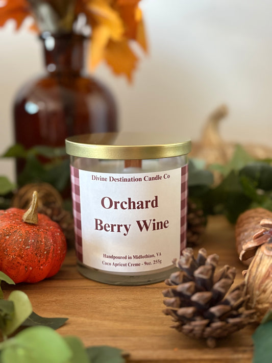 Orchard Berry Wine 9 oz Candle